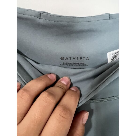 NEW Athleta Elation Ultra High Flare Pant in Coastline Blue #981683 Size 1X - Picture 5 of 9